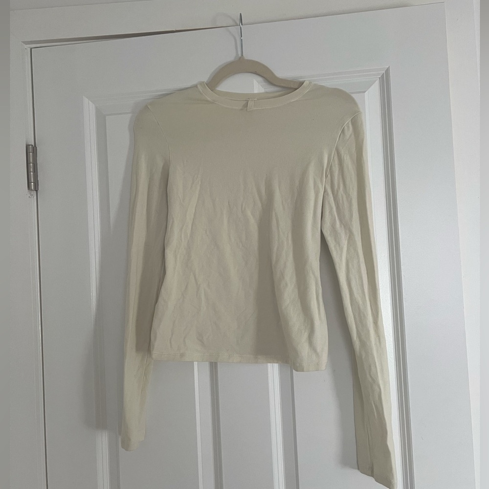 Skims Long Sleeve Cotton Shirt